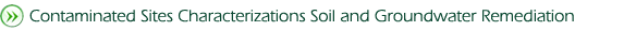 Contaminated ites characteizatios soil